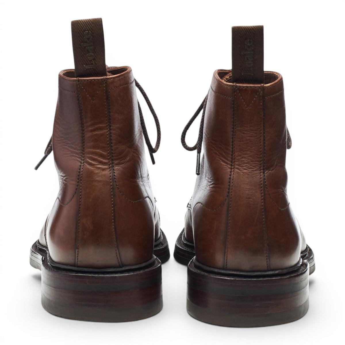 1880 'Roehampton' Dark Brown Leather Boots UK 8 F