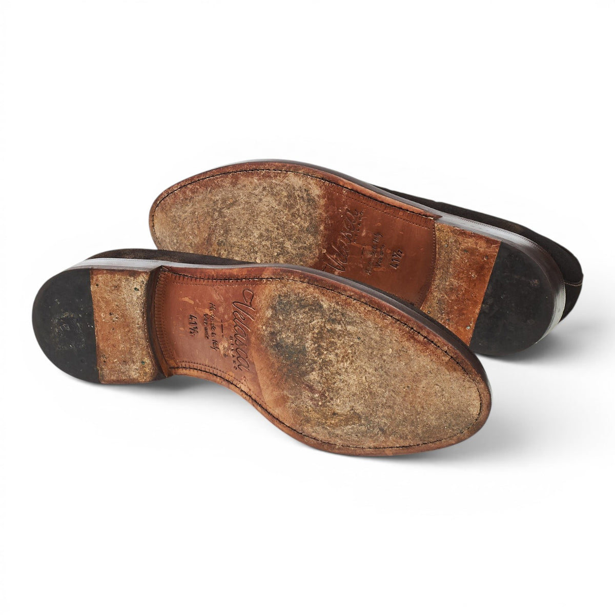 'Cadregatt' Dark Brown Suede Tassel Loafers UK 7.5 EU 41.5
