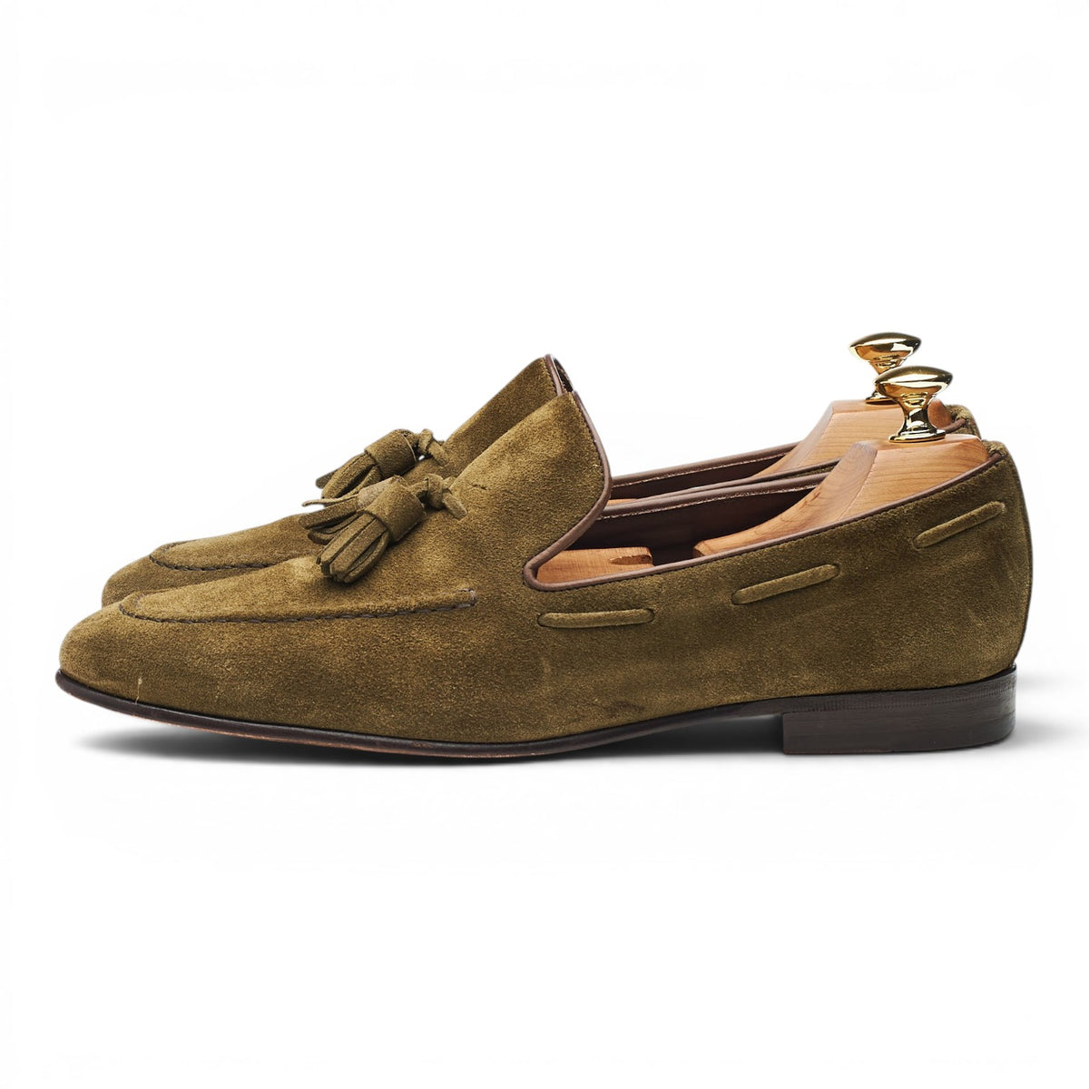 '5521' Green Suede Tassel Loafer UK 6.5 EU 40.5