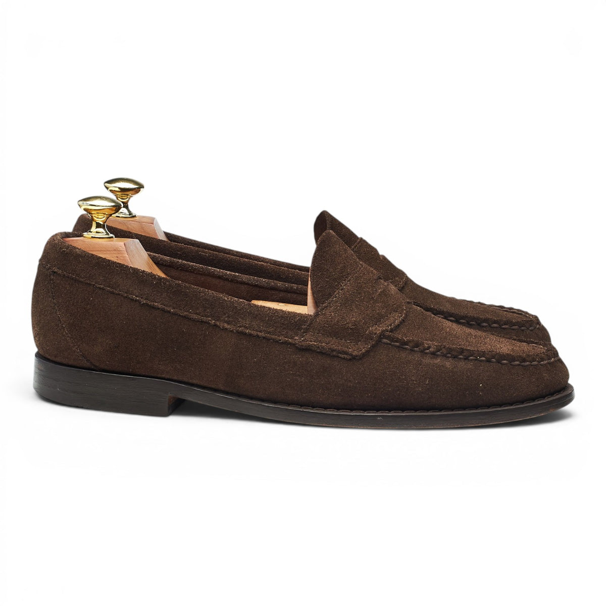 Weejuns Dark Brown Suede Loafer UK 7.5