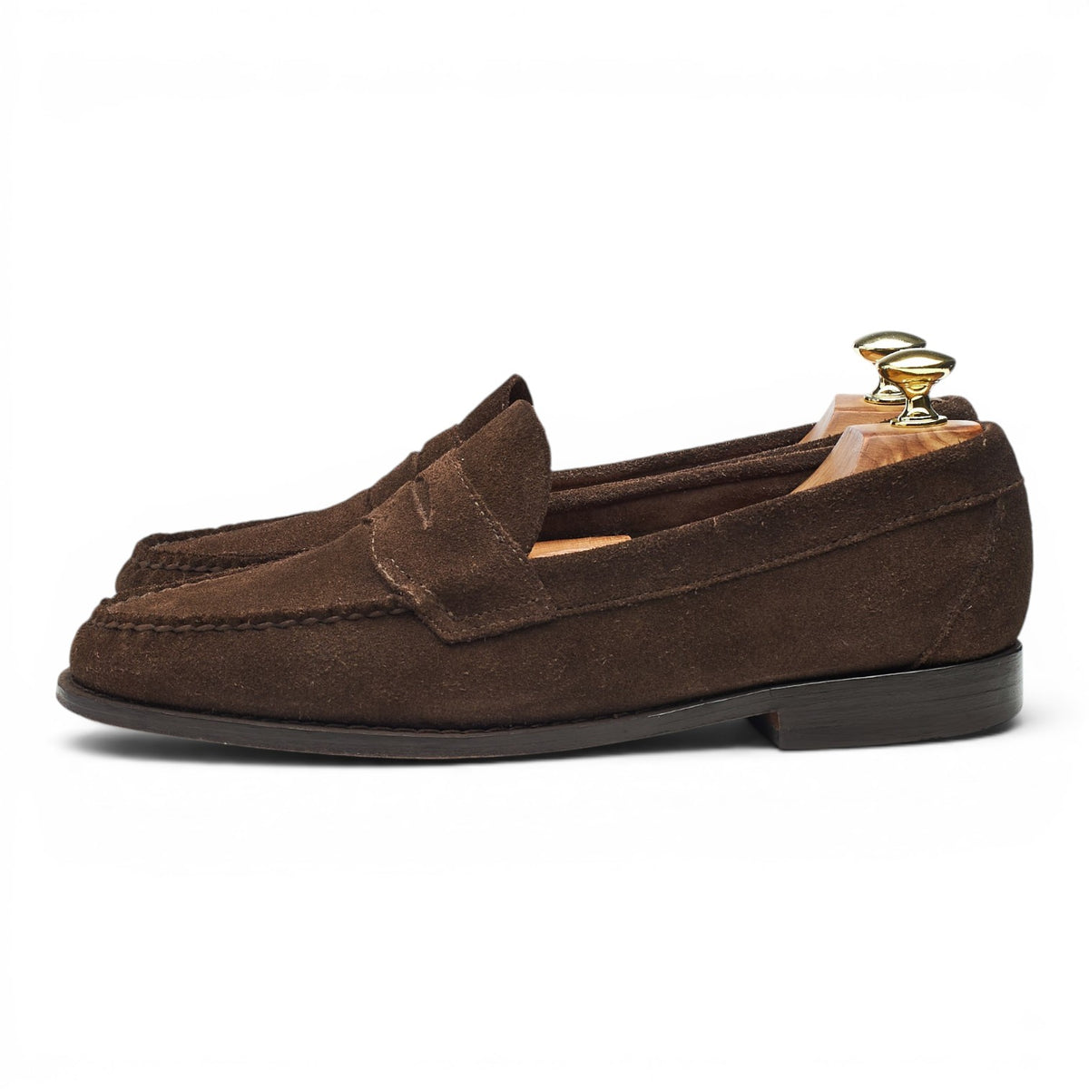Weejuns Dark Brown Suede Loafer UK 7.5