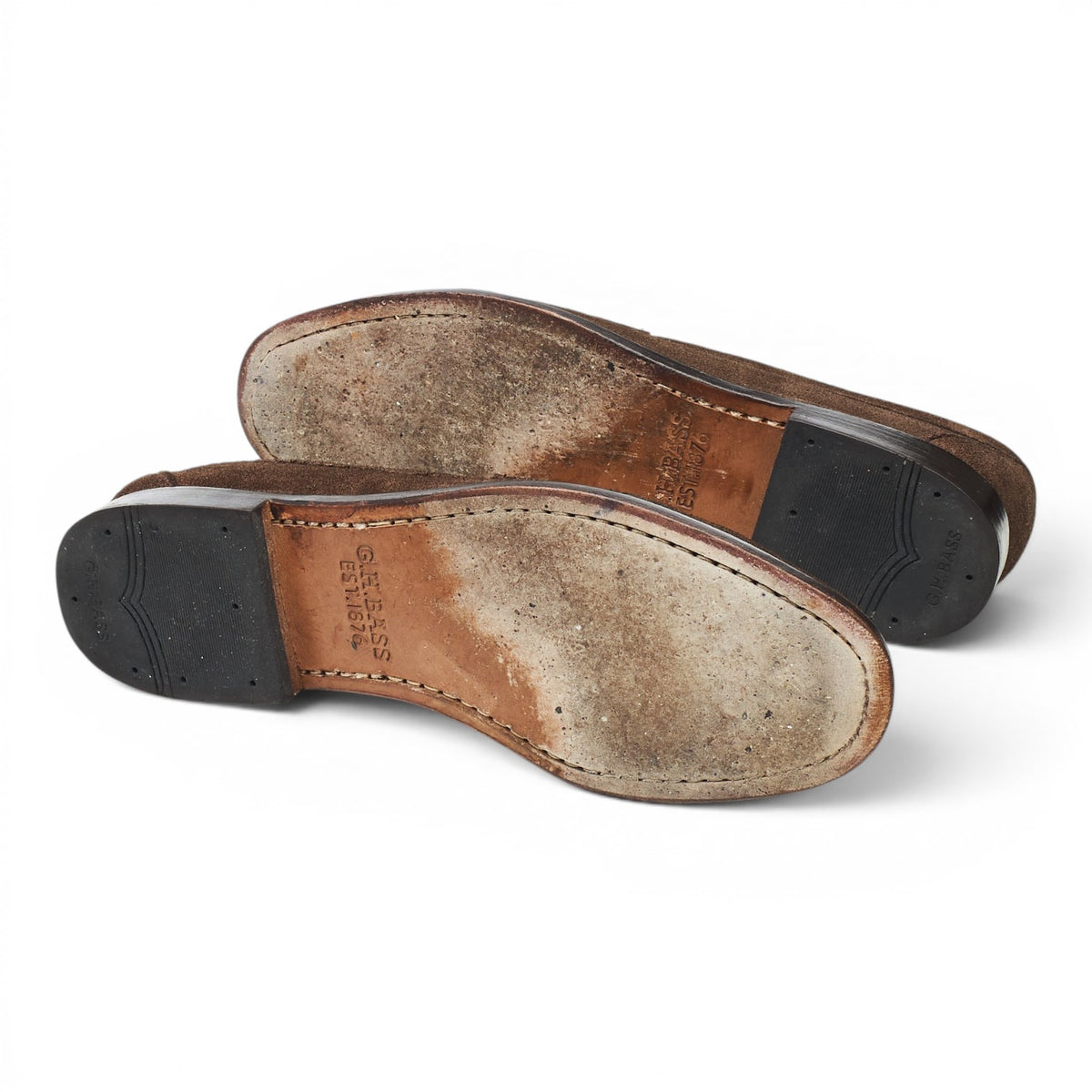 Weejuns Dark Brown Suede Loafer UK 7.5