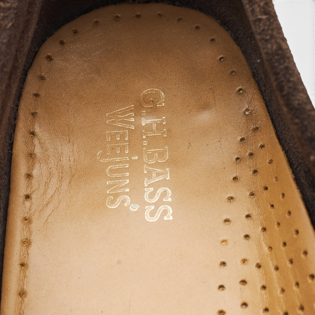 Weejuns Dark Brown Suede Loafer UK 7.5
