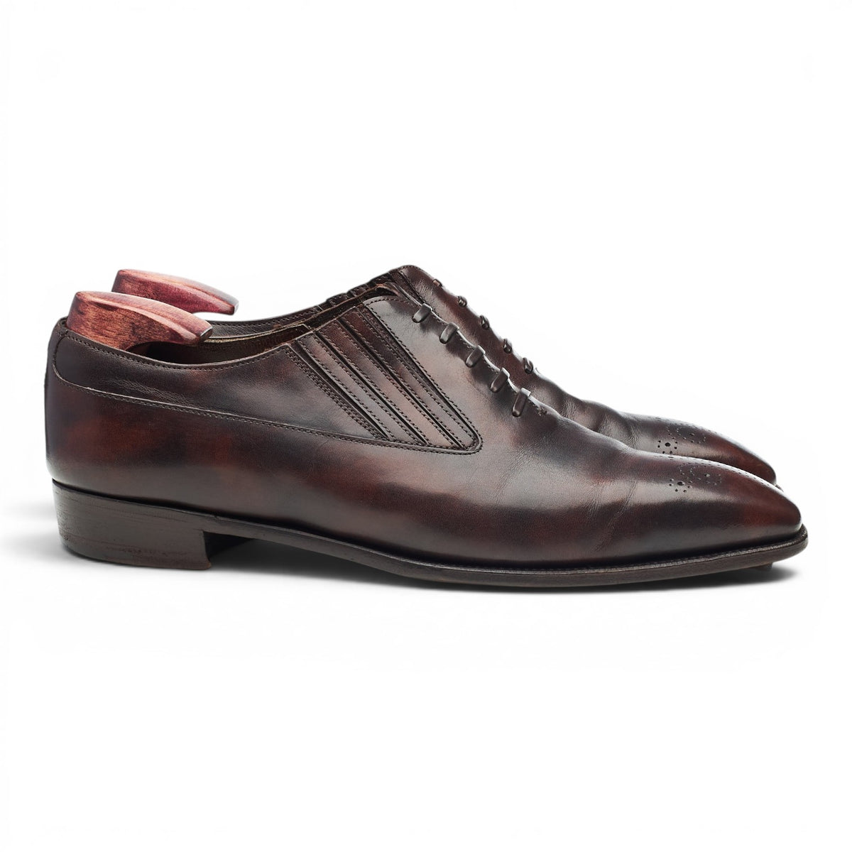 Brown Museum Leather Lazyman Slip On UK 8 E