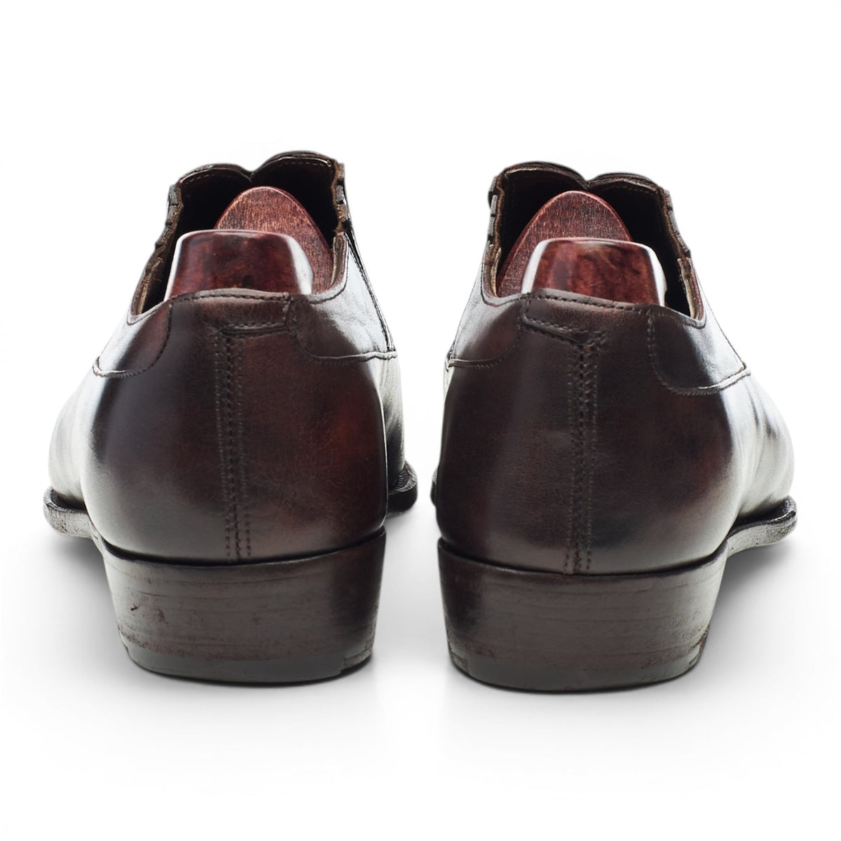 Brown Museum Leather Lazyman Slip On UK 8 E