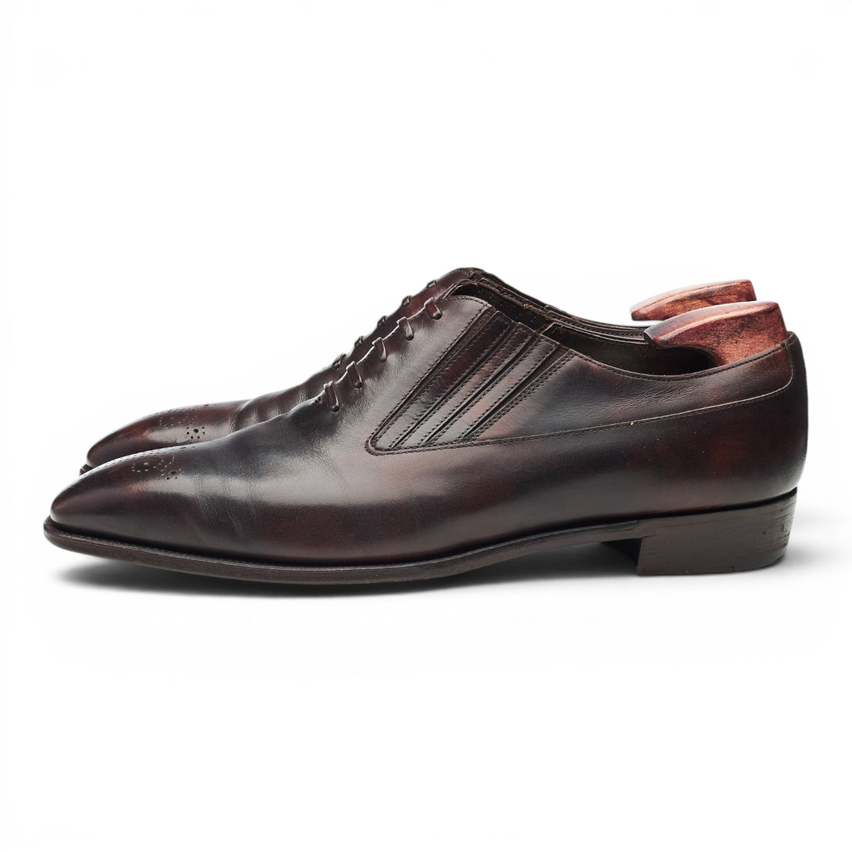 Brown Museum Leather Lazyman Slip On UK 8 E