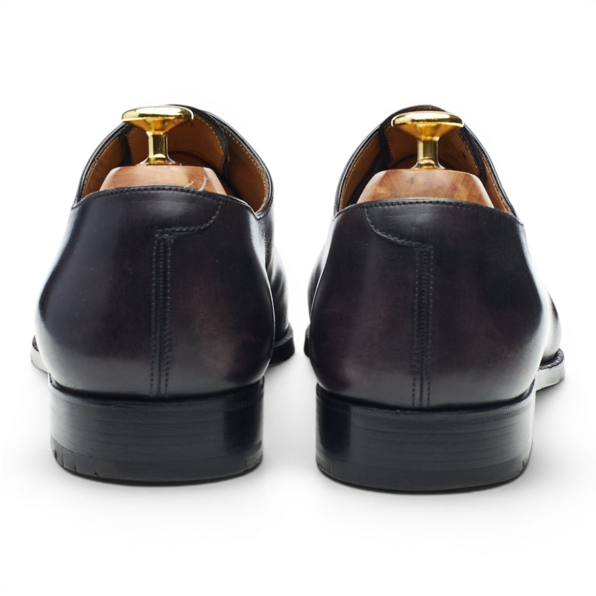 Purple Patina Leather Wholecut Oxford UK 8.5