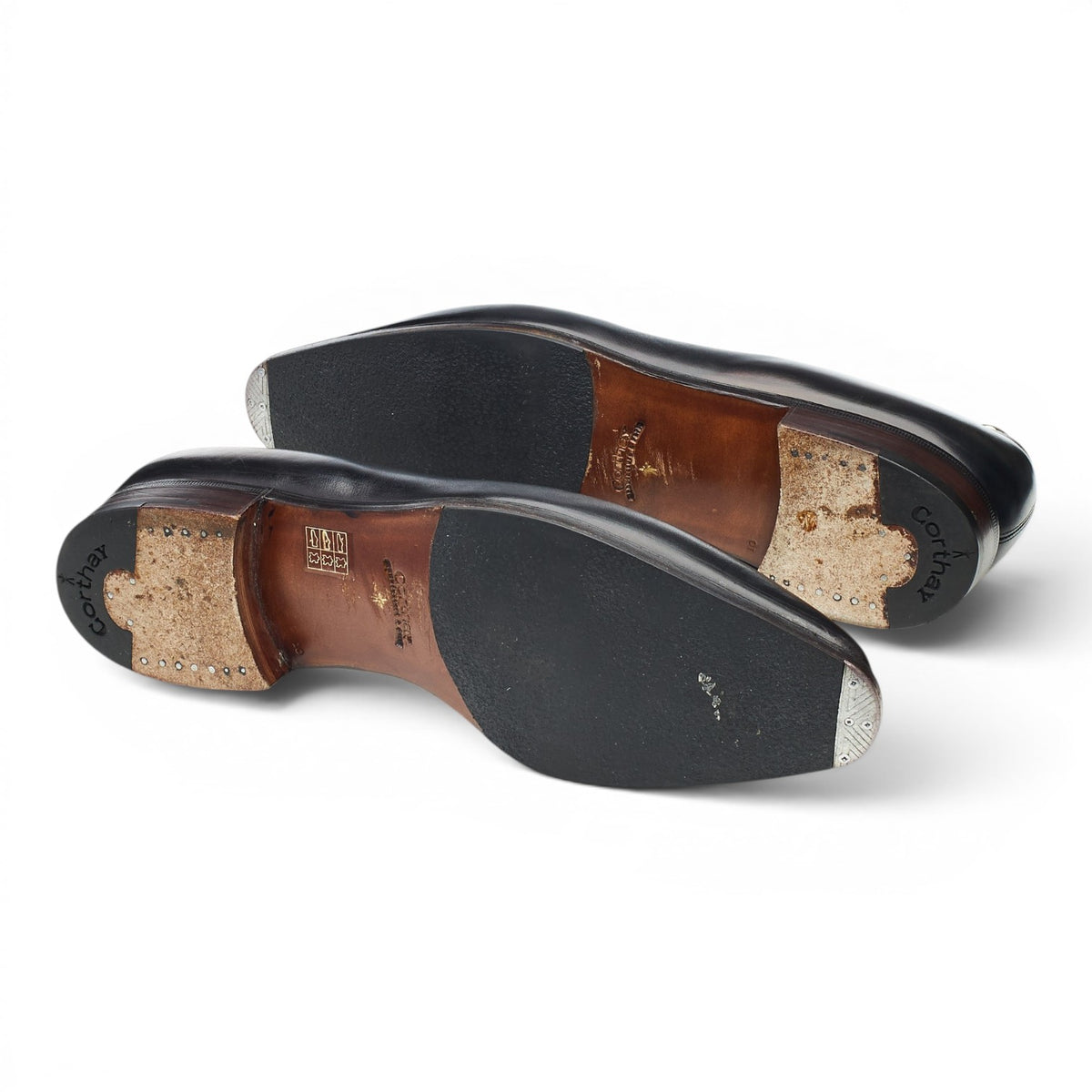 'Casanova' Dark Brown 'Old Black' Patina Leather Wholecut Oxford UK 9