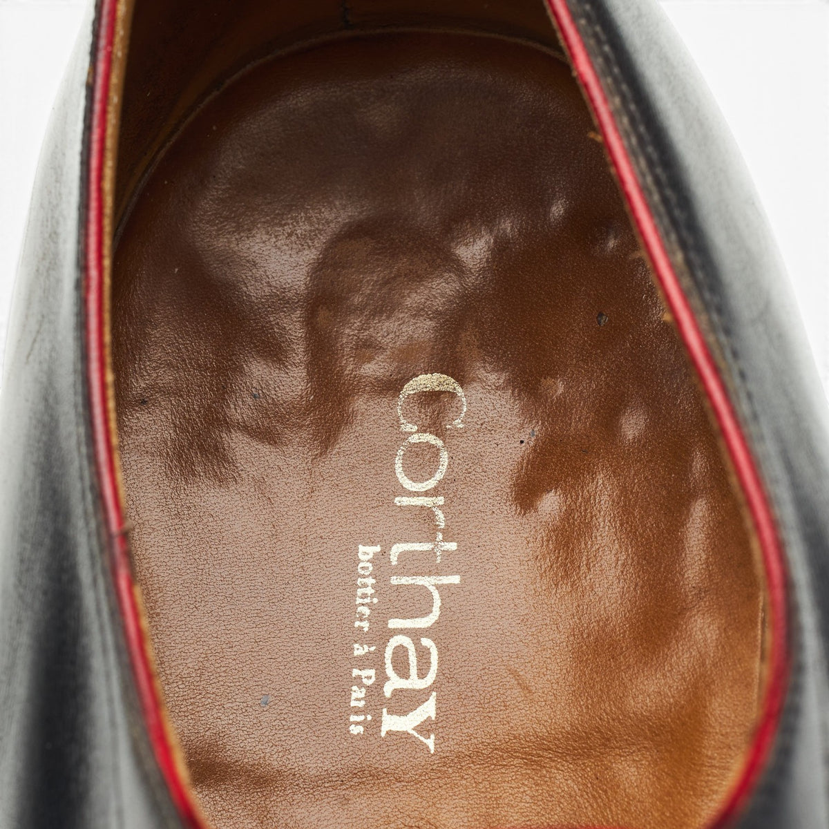 'Casanova' Dark Brown 'Old Black' Patina Leather Wholecut Oxford UK 9