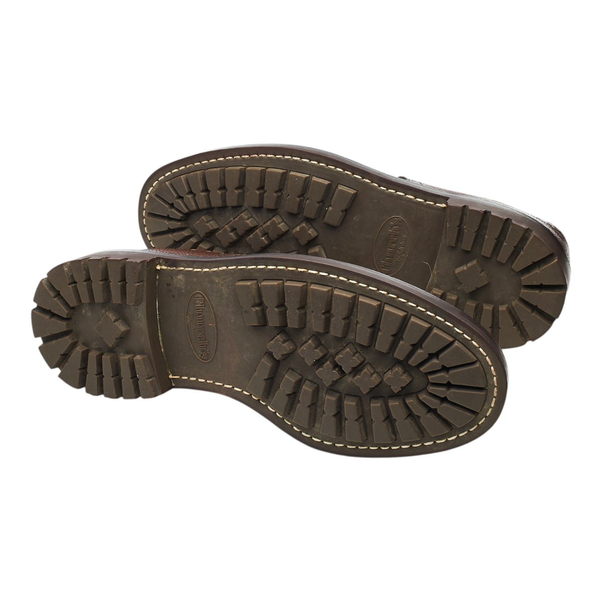 'McPherson' Dark Brown Leather Derby Brogues UK 9 G