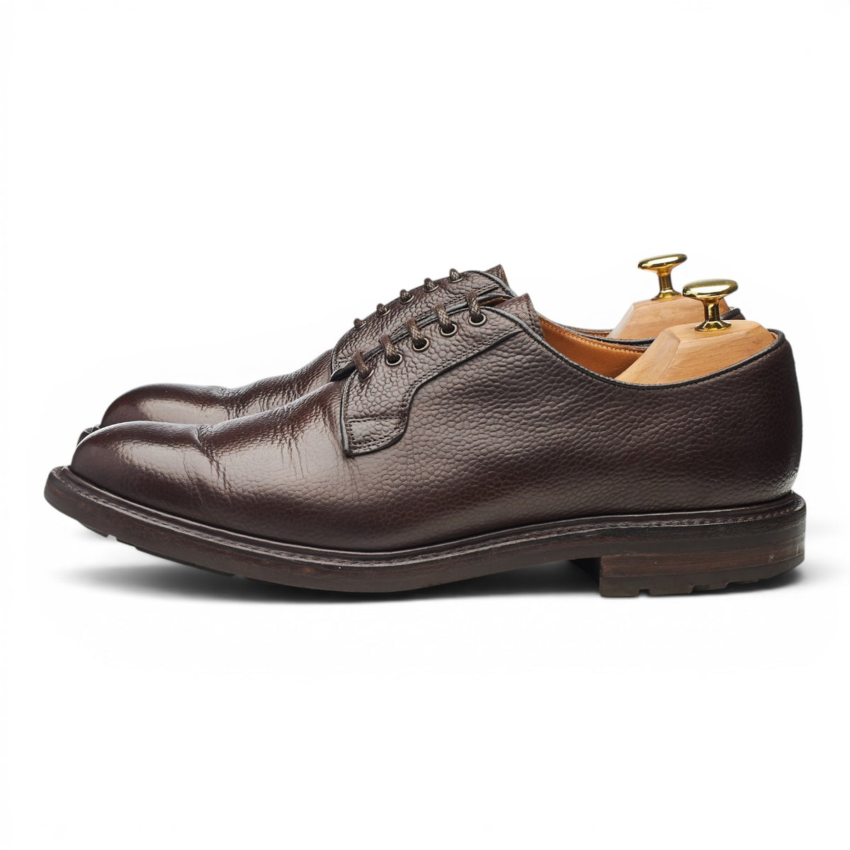 'Teign ll' Dark Brown Leather Derby UK 8.5 F