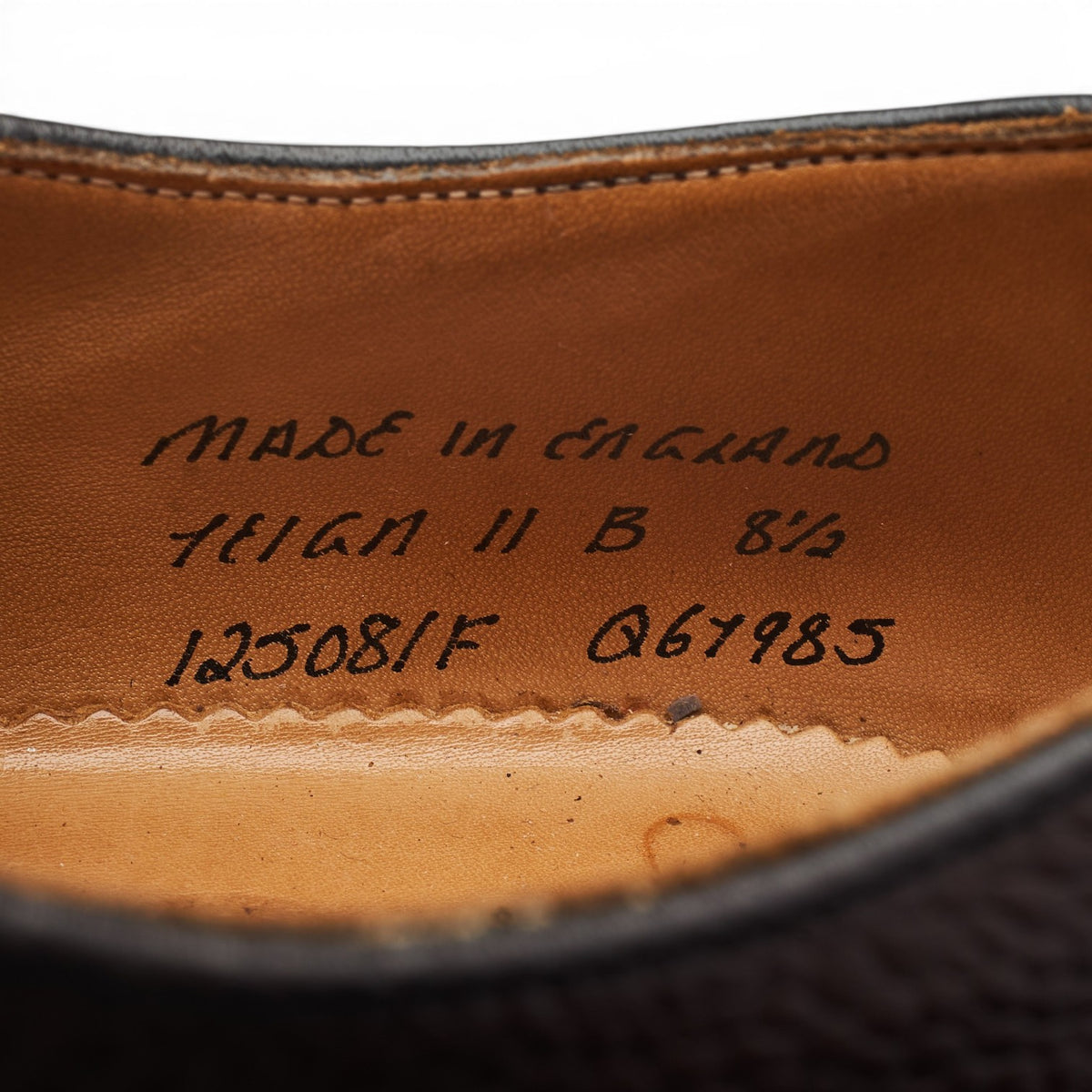 'Teign ll' Dark Brown Leather Derby UK 8.5 F