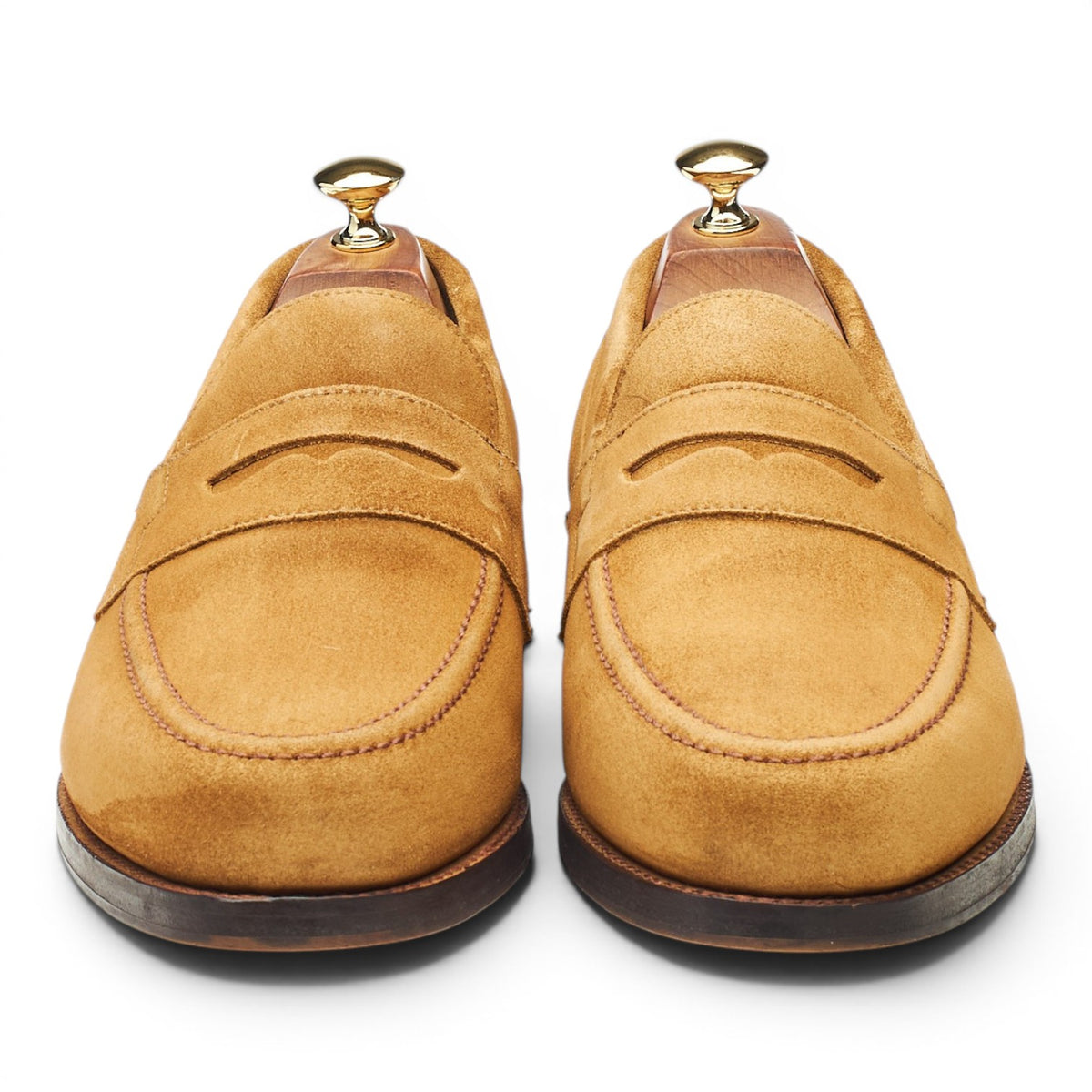 Shipton & Heneage 'Grenada' Sand Suede Loafers 10 EX