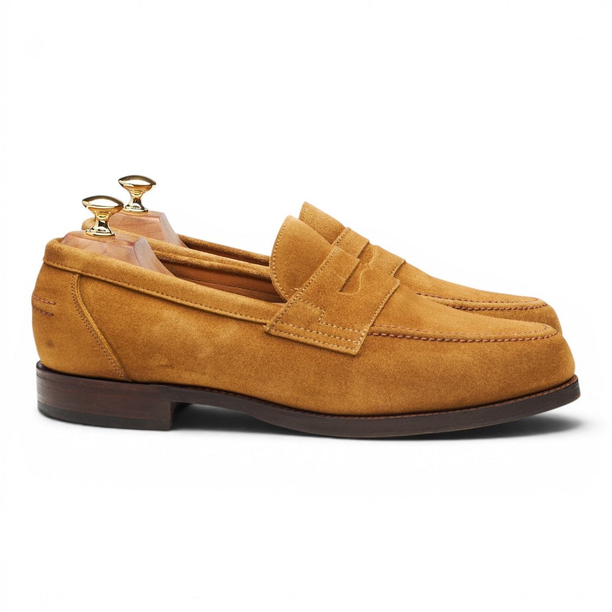 Shipton & Heneage 'Grenada' Sand Suede Loafers 10 EX