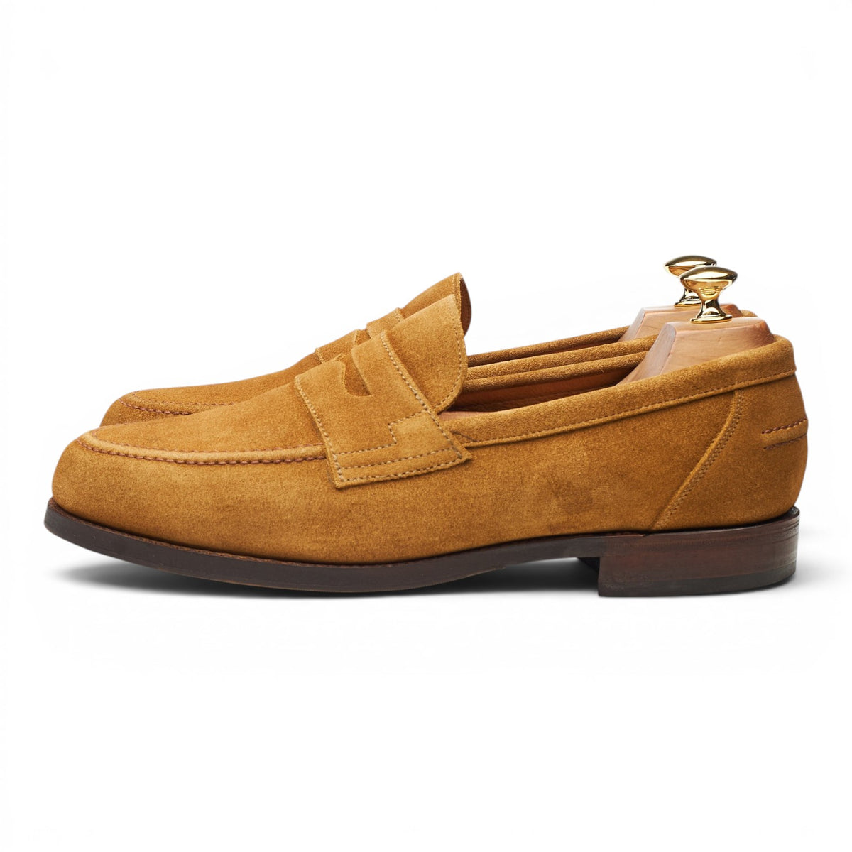 Shipton & Heneage 'Grenada' Sand Suede Loafers 10 EX