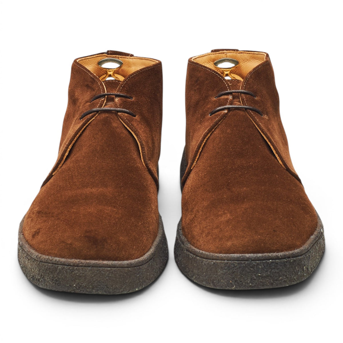 'Luther' Snuff Brown Suede Chukka Boots UK 10 F