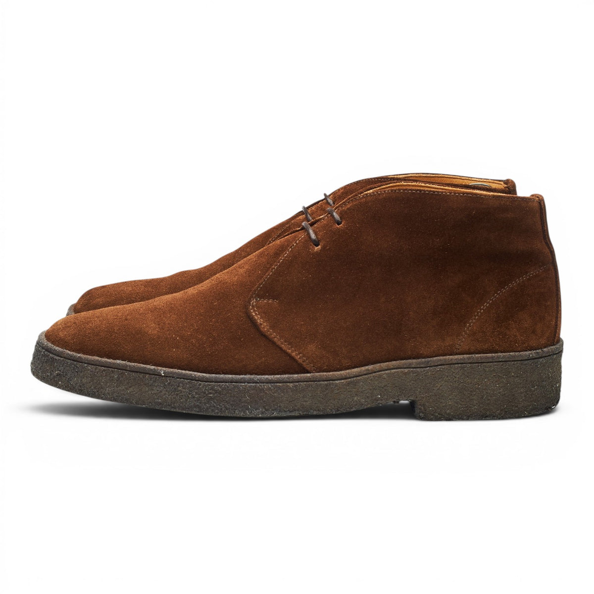 'Luther' Snuff Brown Suede Chukka Boots UK 10 F