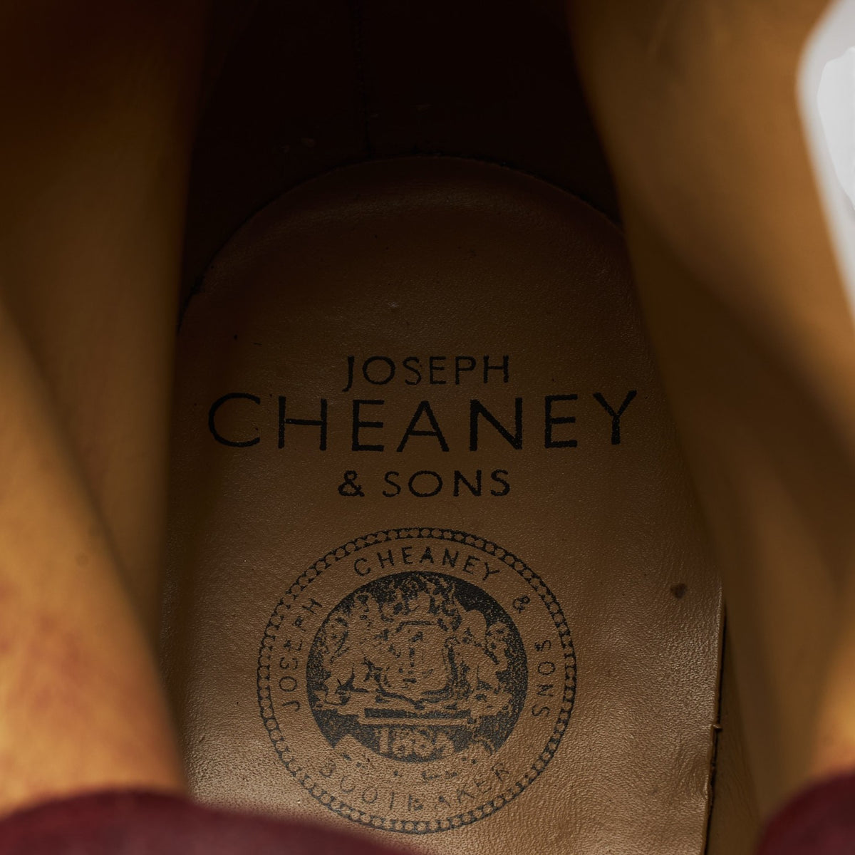'Glencarse' Burgundy Grain Leather Brogues Boots UK 8.5 G
