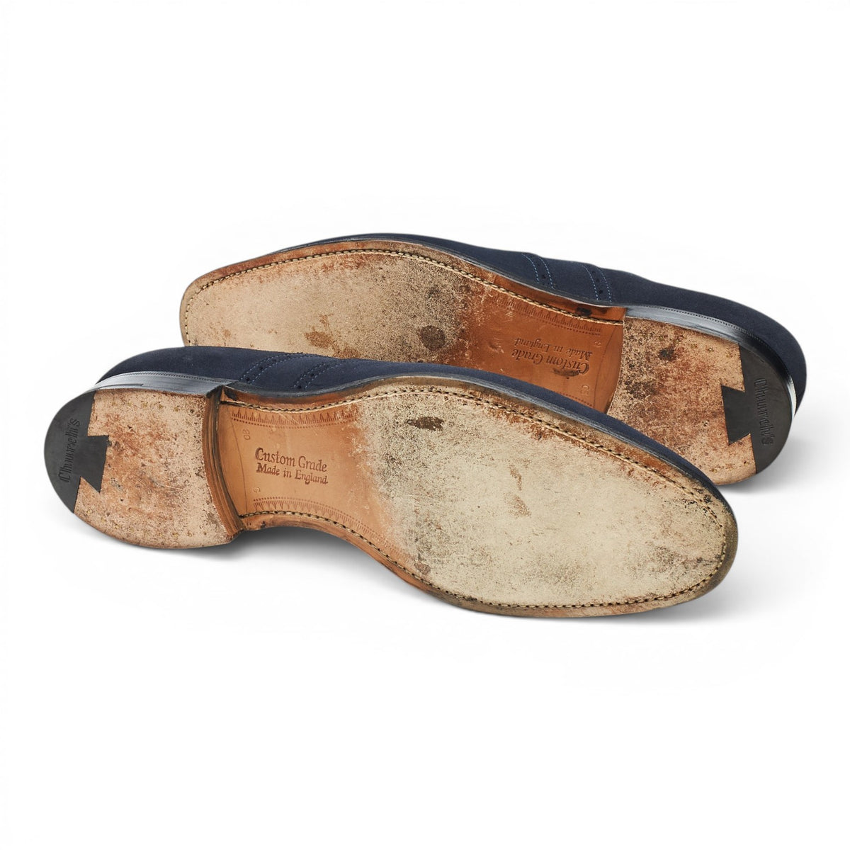 'Berlin' Navy Blue Suede Oxford Brogues UK 8 G