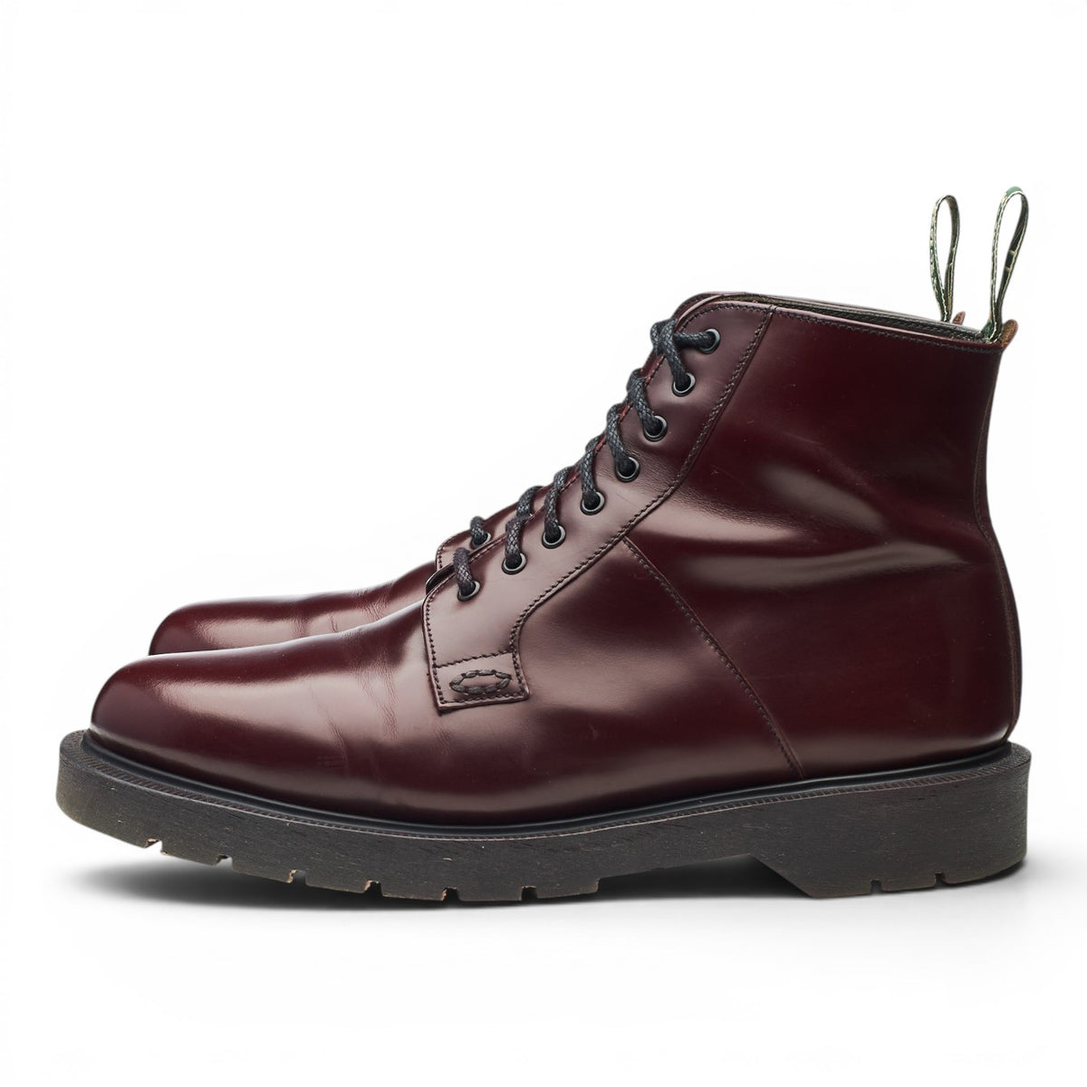'Niro' Burgundy Leather Boots UK 7 F