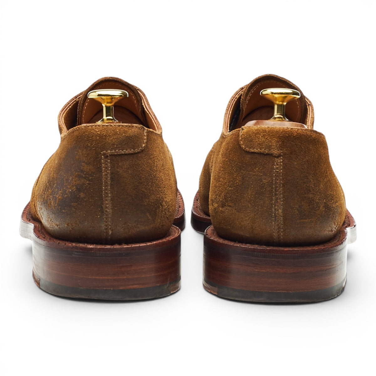 G:One Brown Waxed Suede Oxford UK 8 G
