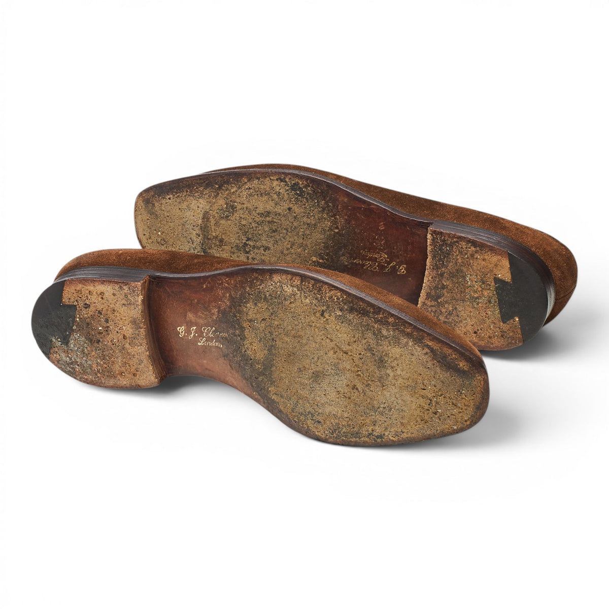 Brown Suede Tassel Loafers UK 7 E