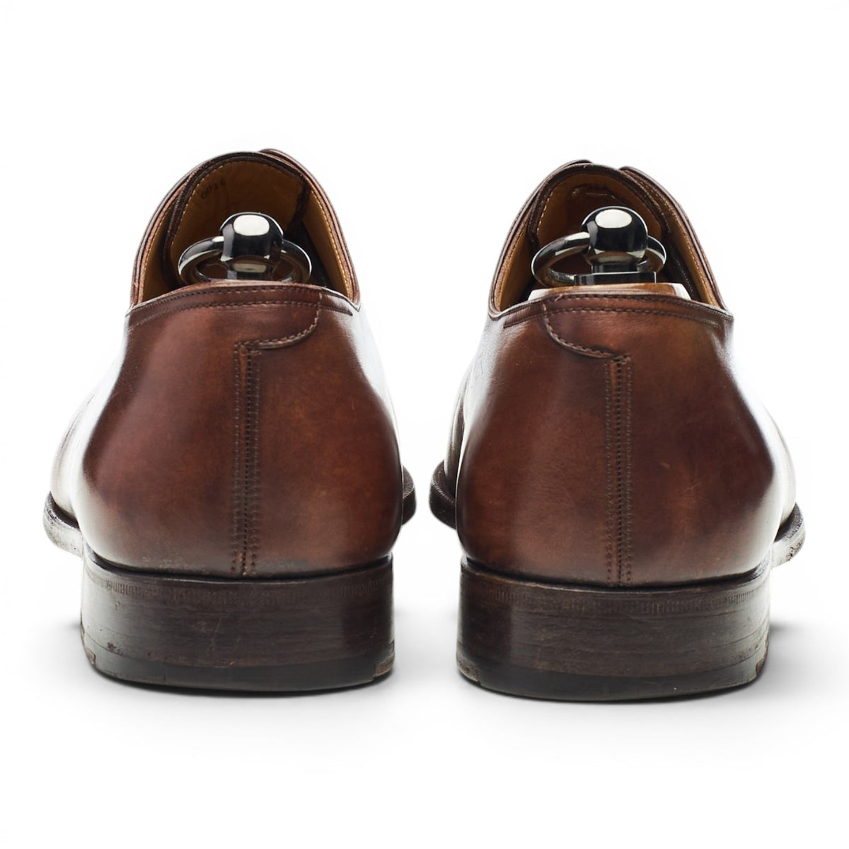 Brown Leather Wholecut Oxford UK 8.5