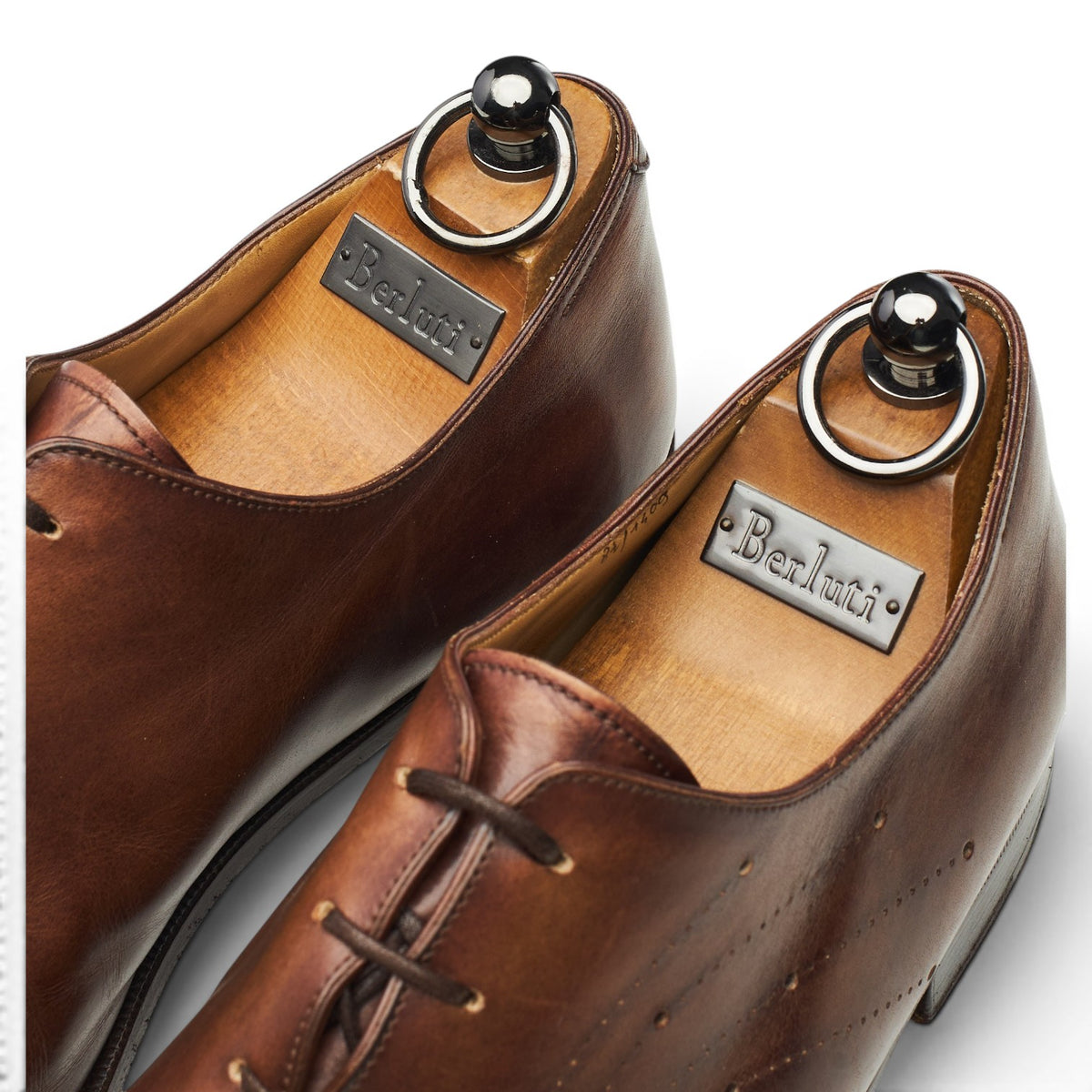 Brown Leather Wholecut Oxford UK 8.5