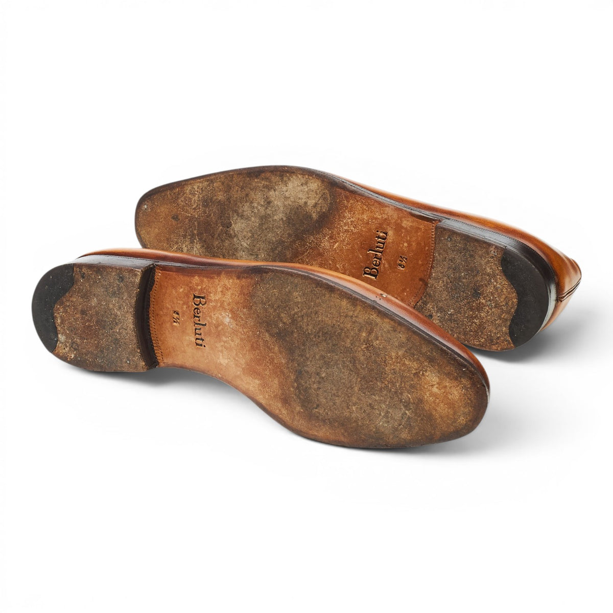 Tan Brown Patina Leather Oxford UK 8.5