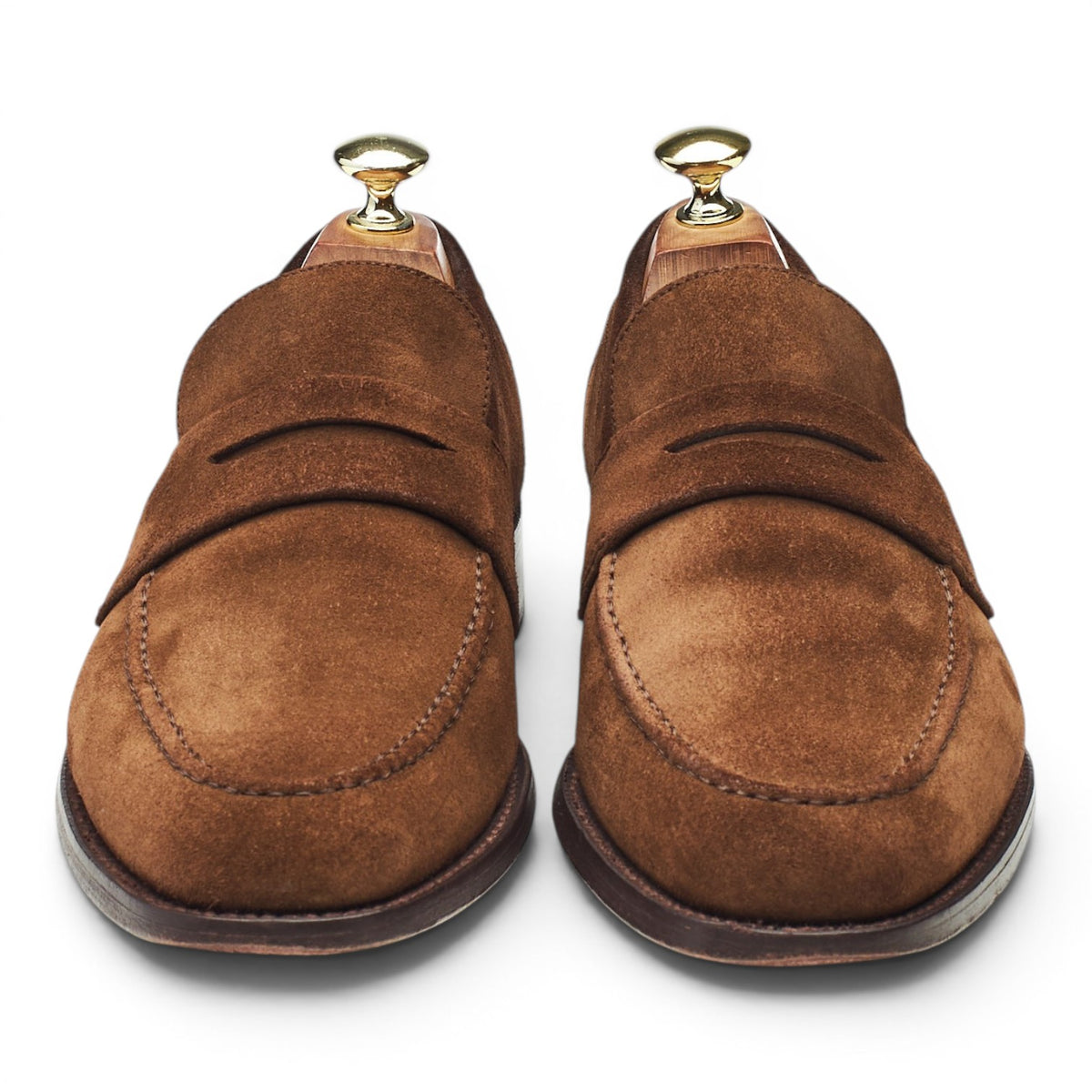 'Aldgate' Brown Suede Loafers UK 7 G