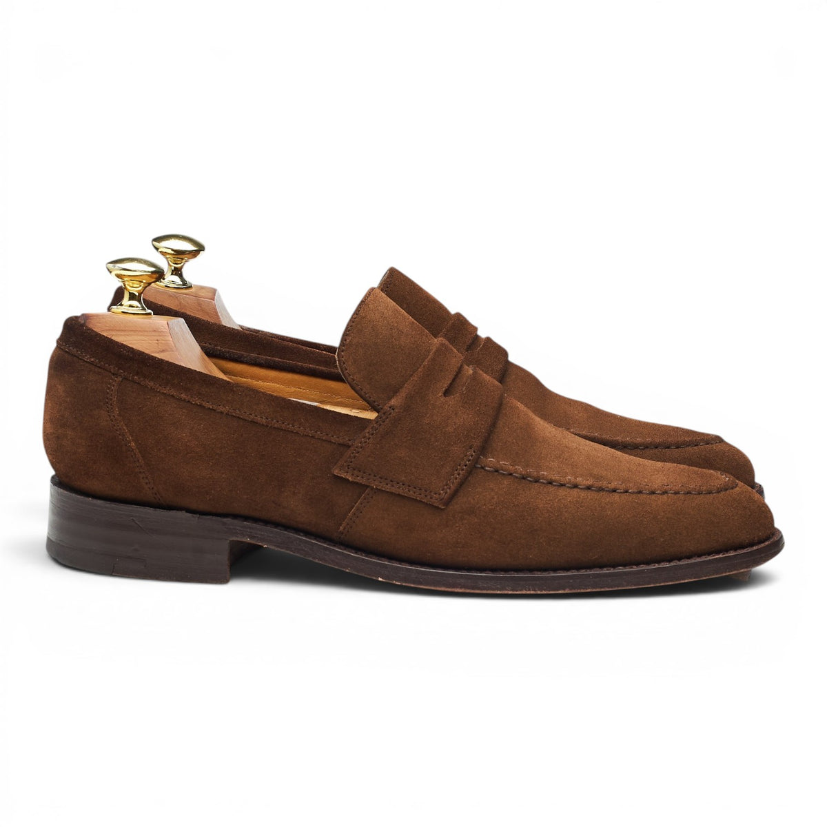 'Aldgate' Brown Suede Loafers UK 7 G