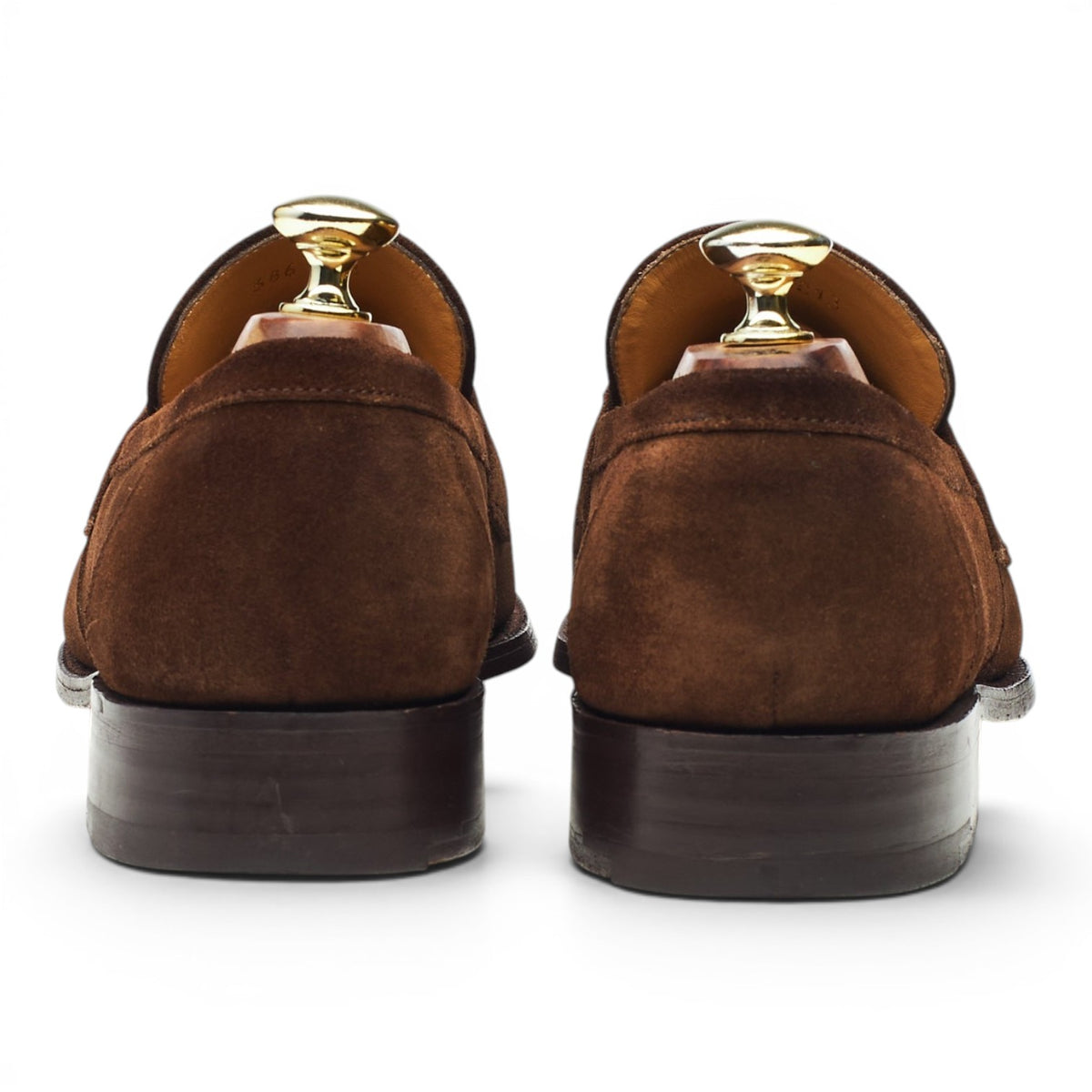 'Aldgate' Brown Suede Loafers UK 7 G