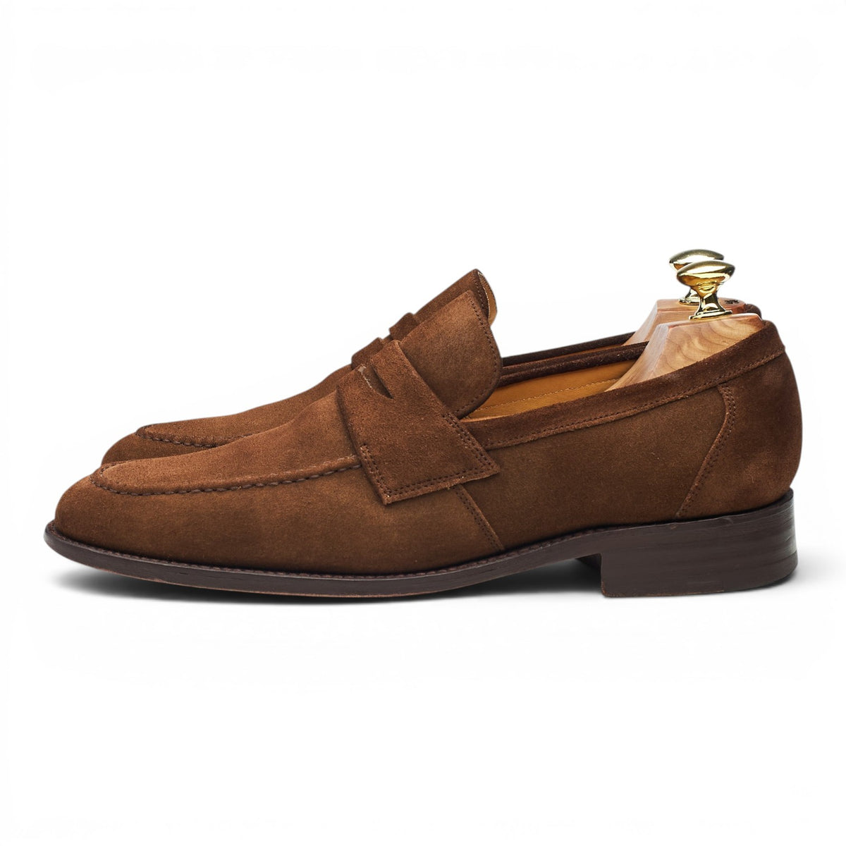 'Aldgate' Brown Suede Loafers UK 7 G