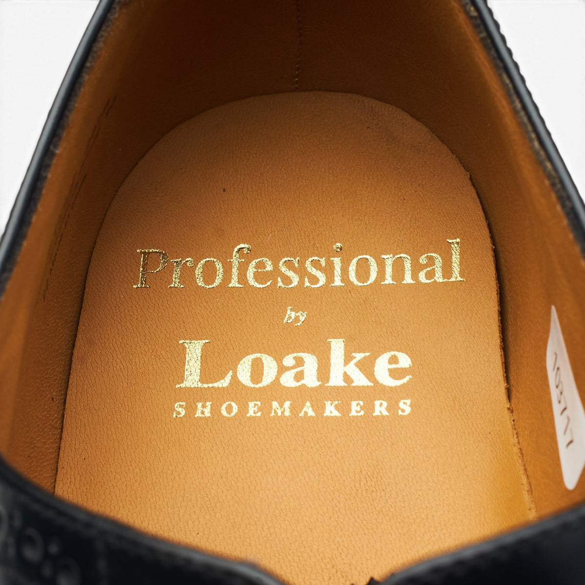 '262' Black Leather Oxford Brogues UK 10 F