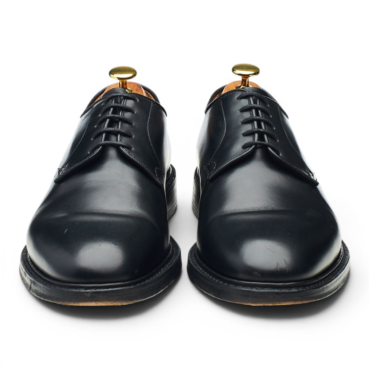 'Chapel' Black Leather Derby UK 8.5 F