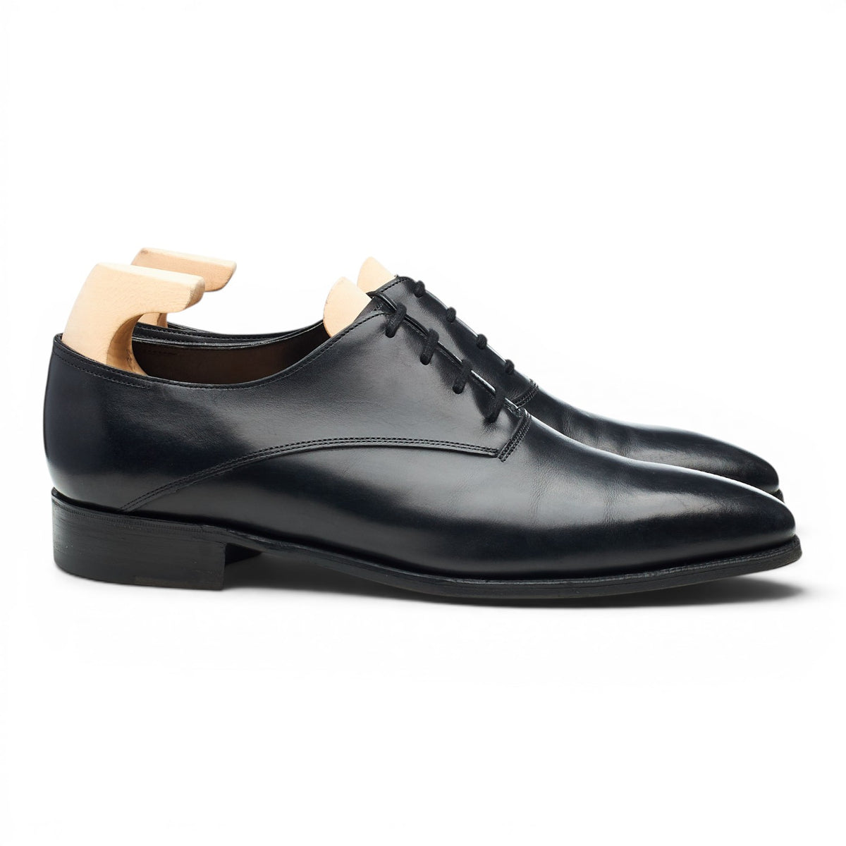 'Becketts' Black Leather Oxford UK 8 E