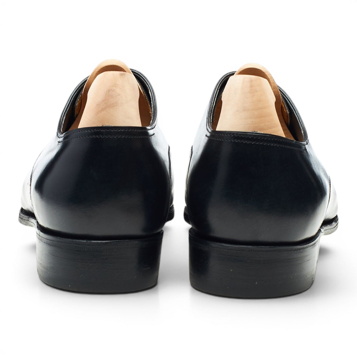 'Becketts' Black Leather Oxford UK 8 E