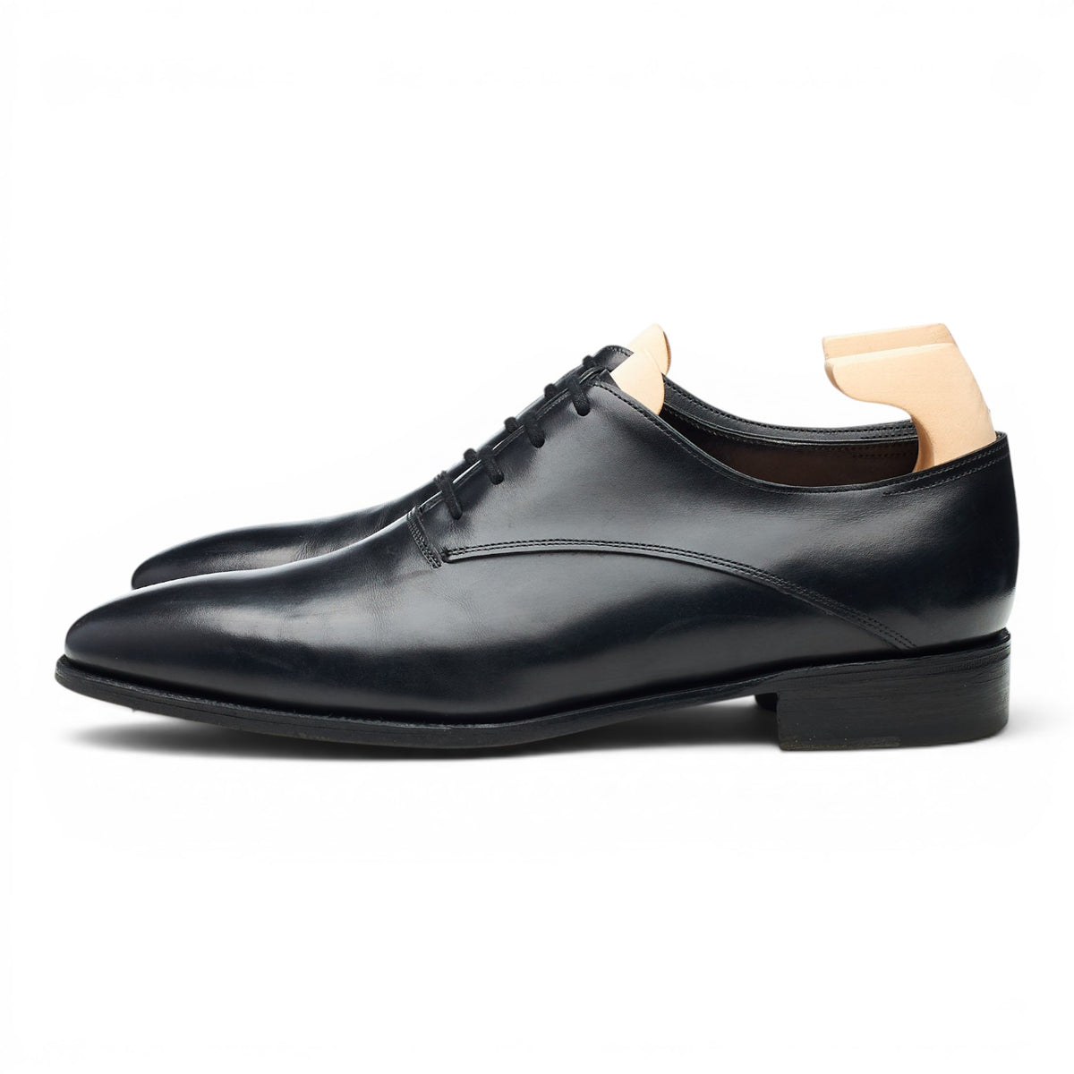 'Becketts' Black Leather Oxford UK 8 E
