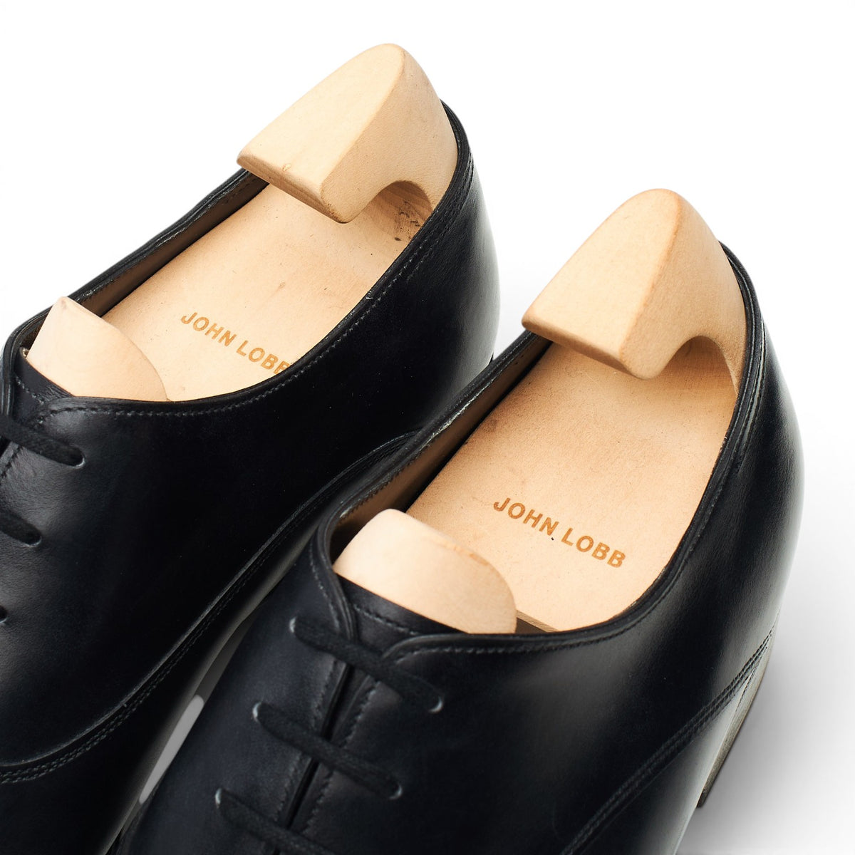 'Becketts' Black Leather Oxford UK 8 E