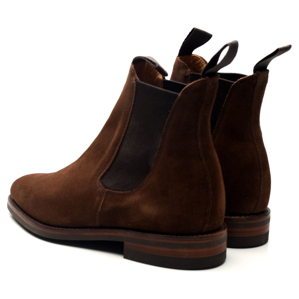 Brown Suede Chelsea Boots UK 6