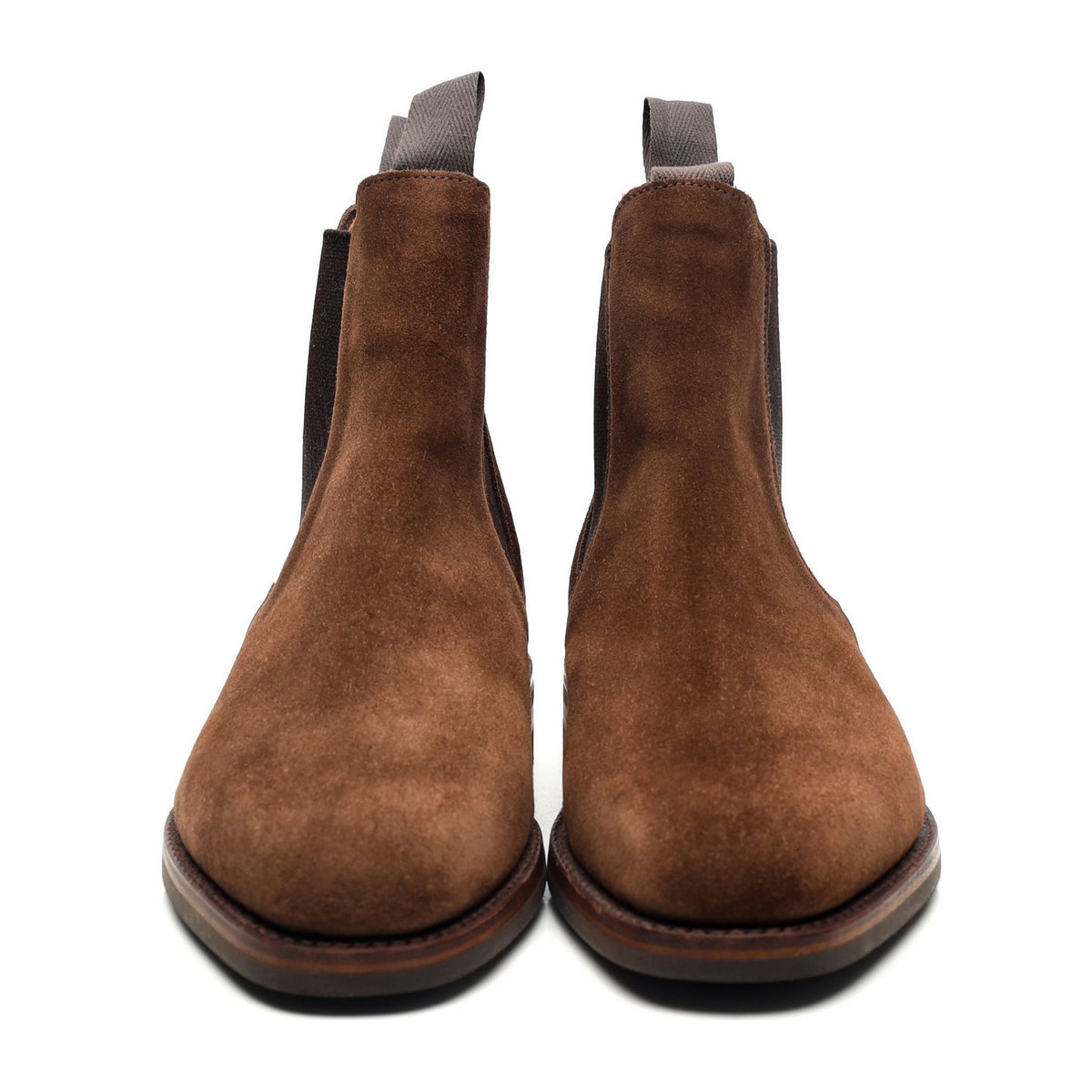 Brown Suede Chelsea Boots UK 6