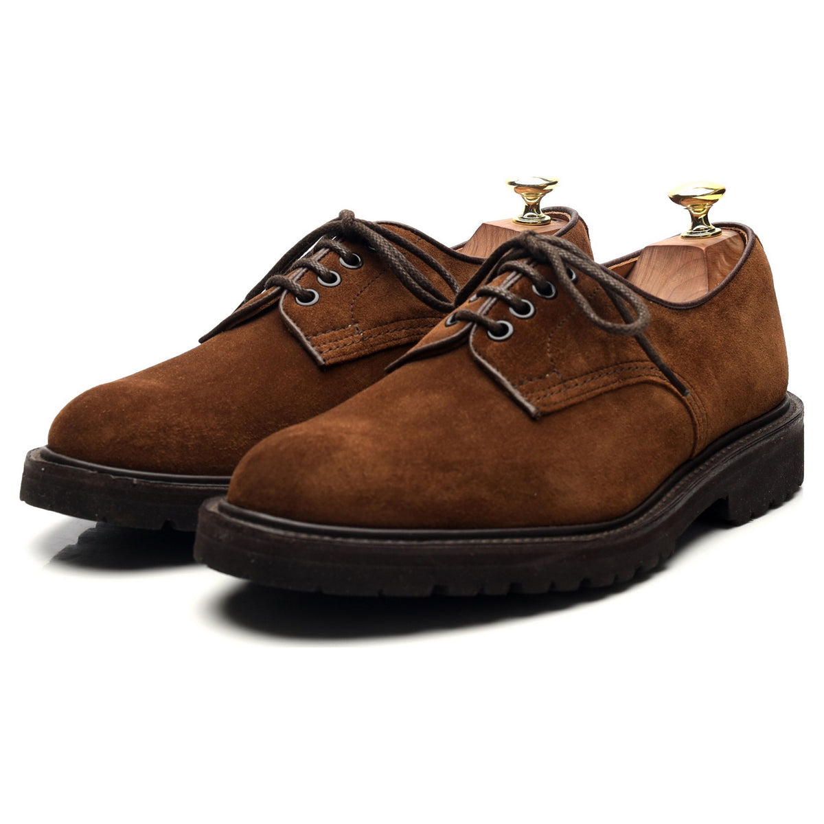 &#39;Daniel&#39; Brown Suede Derby UK 7