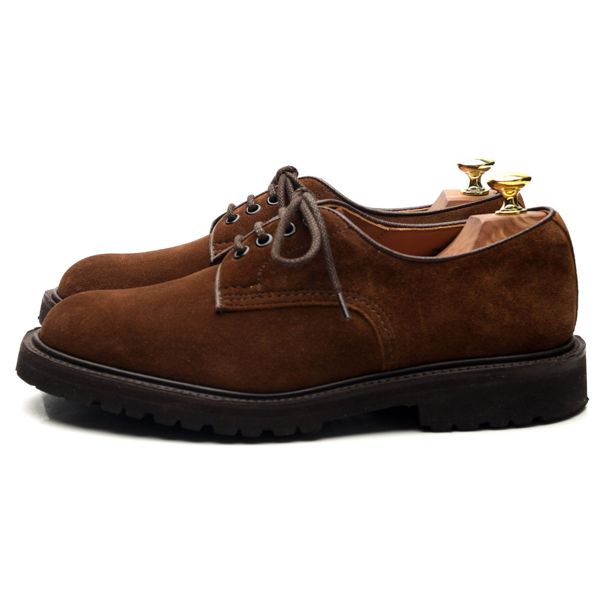 &#39;Daniel&#39; Brown Suede Derby UK 7