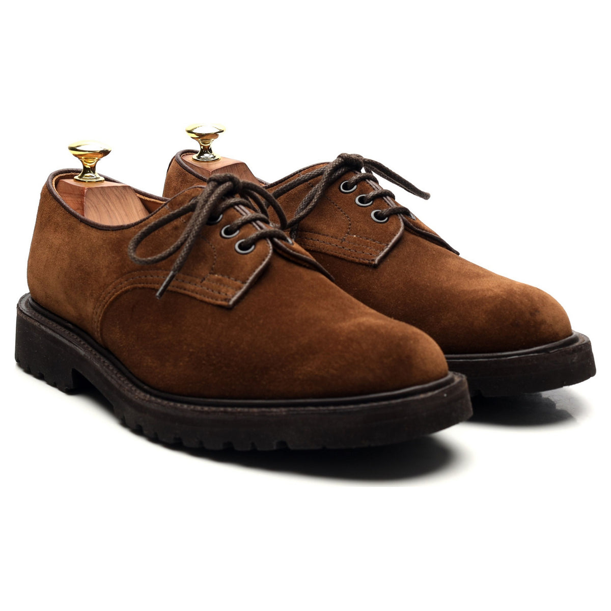 &#39;Daniel&#39; Brown Suede Derby UK 7