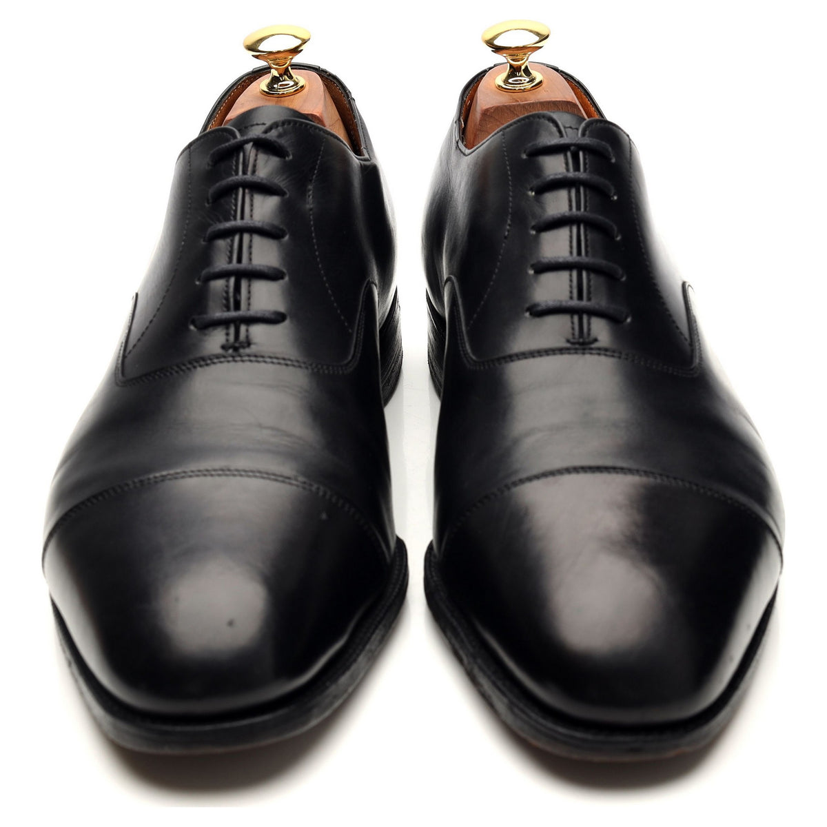Black Leather Oxford UK 10.5 E
