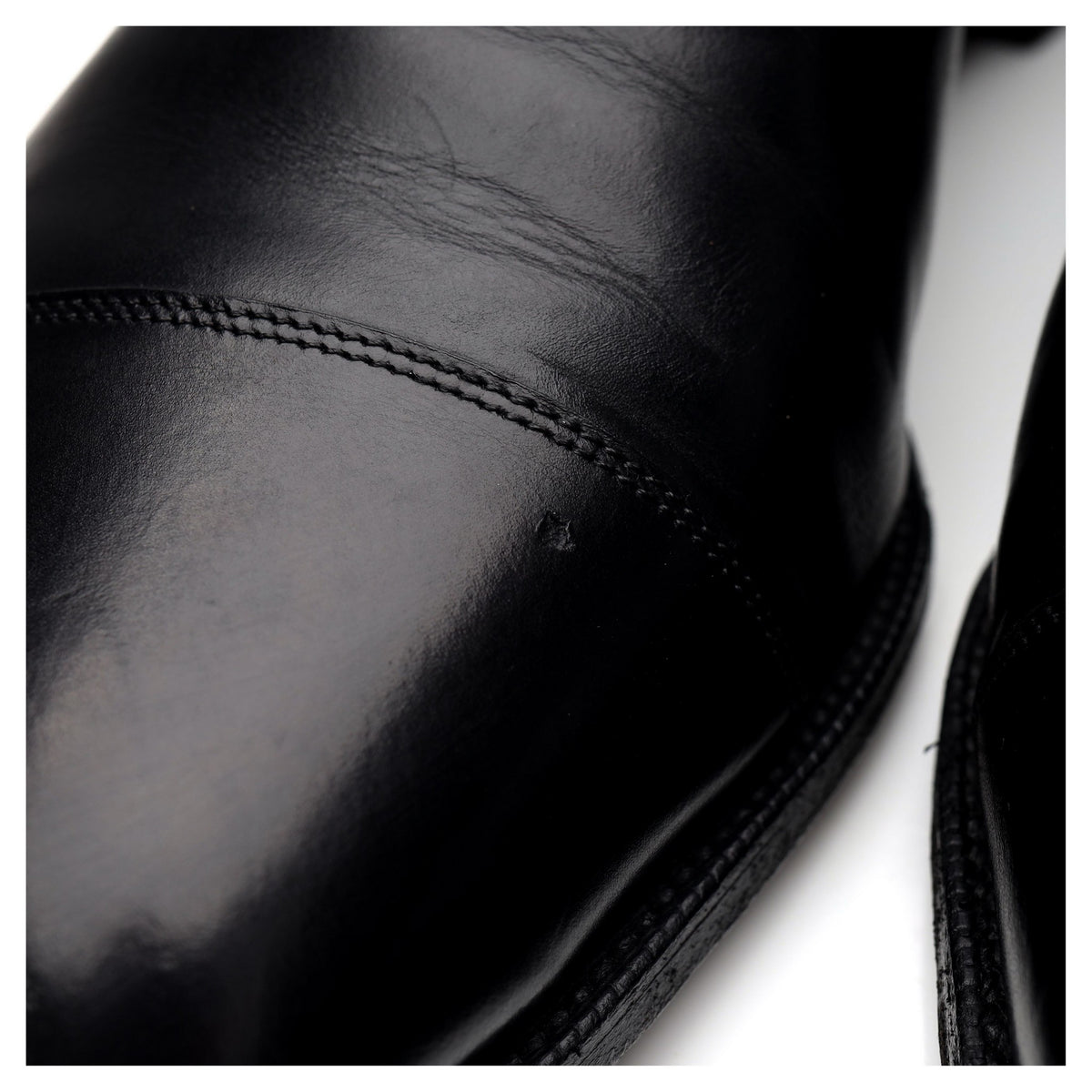 Black Leather Oxford UK 10.5 E