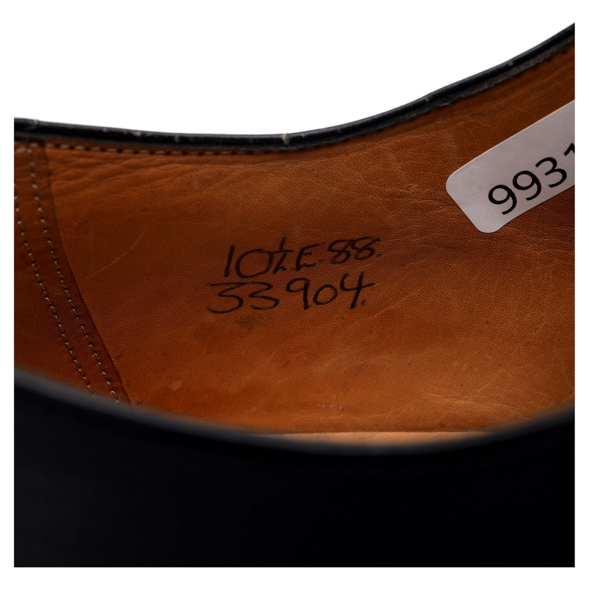 Black Leather Oxford UK 10.5 E
