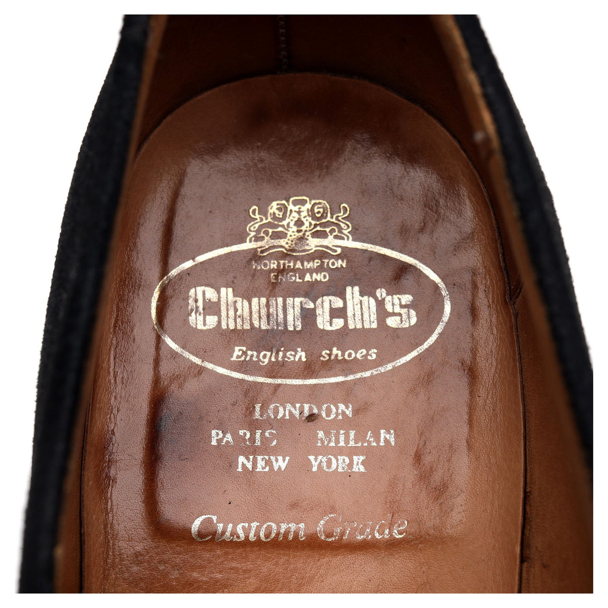 &#39;Westbury&#39; Black Suede Monk Strap UK 10.5 F