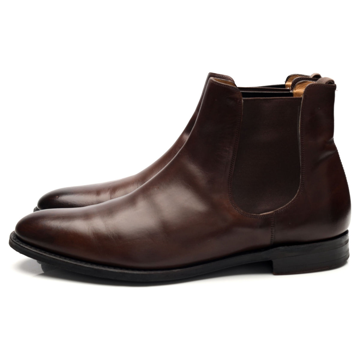 &#39;Houston&#39; Brown Leather Chelsea Boots UK 8.5 F