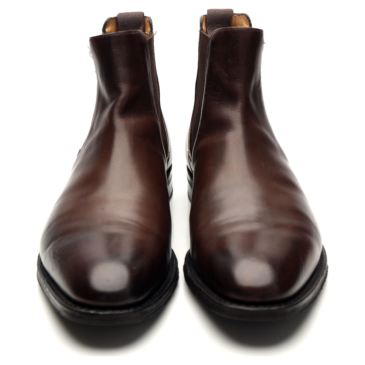 &#39;Houston&#39; Brown Leather Chelsea Boots UK 8.5 F
